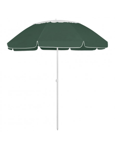 Ombrellone da Spiaggia Verde 300 cm