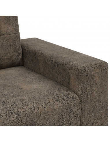 Grigio scuro Tessuto di Poliestere, Struttura in Legno Mediocre