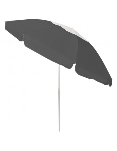 Ombrellone da Spiaggia Antracite 240 cm