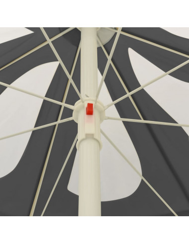 Ombrellone da Spiaggia Antracite 240 cm