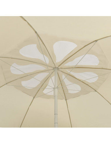 Ombrellone da Spiaggia Giallo Sabbia 300 cm