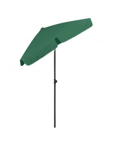 Ombrellone da Spiaggia Verde 180x120 cm