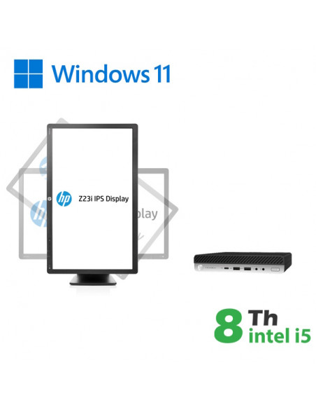RINOVO HP ULTRA MINI PC REFURBISHED DM 600-800 G4 G5 I5-8X00T SODDR4 16GB SSD 480GB W11P NO DVD 1Y