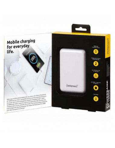 POWER BANK F10000 MAH WHITE