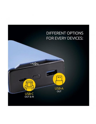 POWER BANK F20000 MAH BLUE