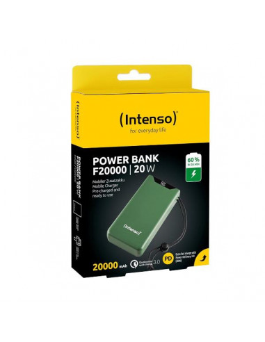 POWER BANK F20000 MAH GREEN