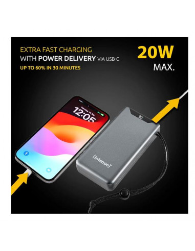POWER BANK F20000 MAH GREY