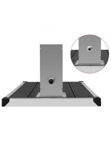 Doccia da Esterno con Piatto in WPC Acciaio Inossidabile