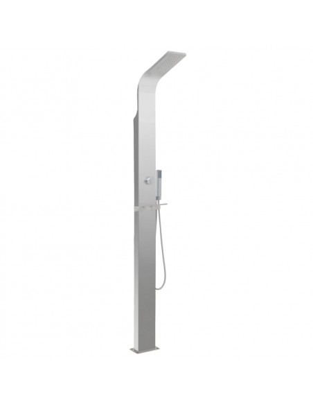 Doccia da Giardino in Acciaio Inox Curva