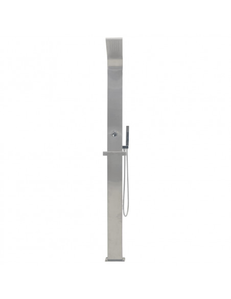 Doccia da Giardino in Acciaio Inox Curva