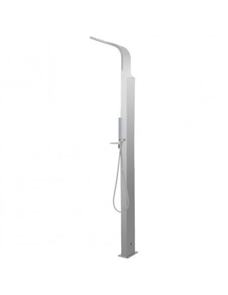 Doccia da Giardino in Acciaio Inox Curva