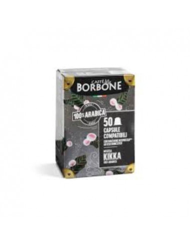 BORBONE KIKKA 100% ARABICA COMPATIBILE CON NESPRESSO 50 CAPSULE
