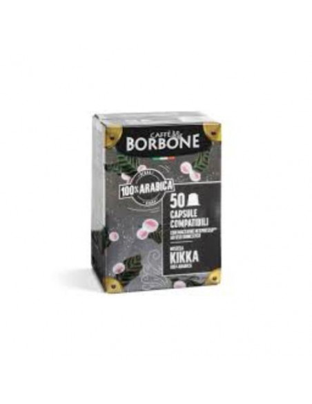 BORBONE KIKKA 100% ARABICA COMPATIBILE CON NESPRESSO 50 CAPSULE