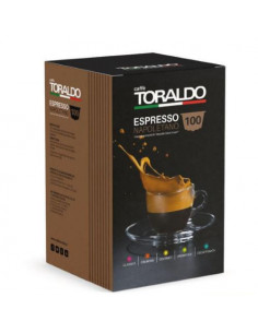 CAFFE' TORALDO MISCELA CREMOSA 100 CAPSULE COMPATIBILI DOLCE GUSTO