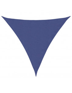Parasole a Vela Oxford Triangolare 5x5x5 m Blu