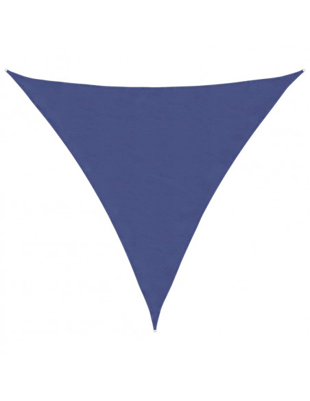 Parasole a Vela Oxford Triangolare 5x5x5 m Blu