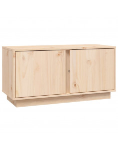 Mobile Porta TV 80x35x40,5 cm in Legno Massello di Pino