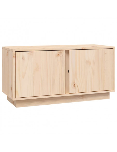 Mobile Porta TV 80x35x40,5 cm in Legno Massello di Pino