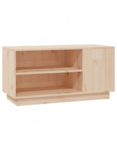 Mobile Porta TV 80x35x40,5 cm in Legno Massello di Pino