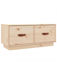 Mobile Porta TV 80x34x35 cm in Legno Massello di Pino