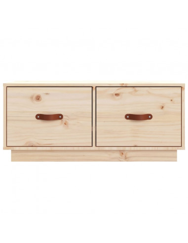 Mobile Porta TV 80x34x35 cm in Legno Massello di Pino