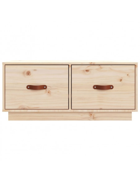 Mobile Porta TV 80x34x35 cm in Legno Massello di Pino