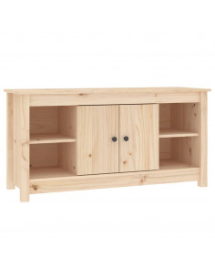 Mobile Porta TV 103x36,5x52 cm in Legno Massello di Pino