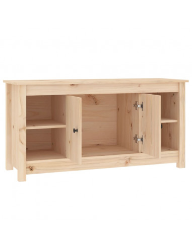 Mobile Porta TV 103x36,5x52 cm in Legno Massello di Pino