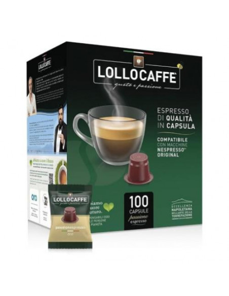 LOLLOCAFFE' MISCELA ORO 100 CAPSULE COMPATIBILI  NESPRESSO
