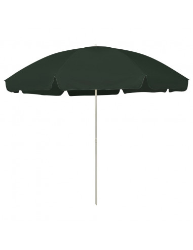 Ombrellone da Spiaggia Verde 300 cm