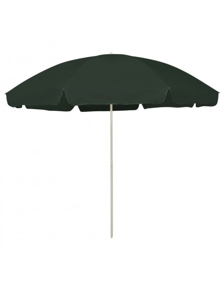 Ombrellone da Spiaggia Verde 300 cm