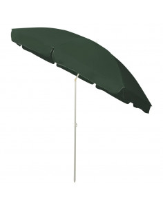 Ombrellone da Spiaggia Verde 300 cm 2