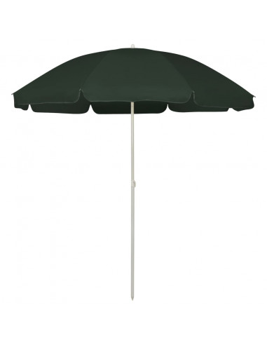 Ombrellone da Spiaggia Verde 240 cm