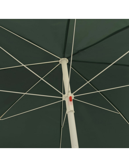 Ombrellone da Spiaggia Verde 240 cm