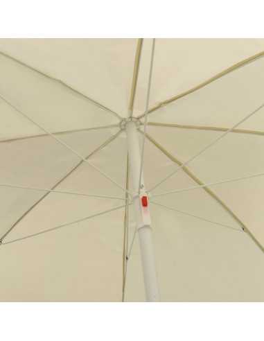 Ombrellone da Spiaggia Giallo Sabbia 240 cm