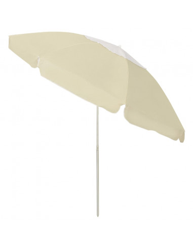 Ombrellone da Spiaggia Giallo Sabbia 240 cm