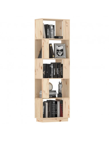 Libreria/Divisorio 51x25x163,5 cm Legno Massello di Pino