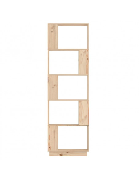 Libreria/Divisorio 51x25x163,5 cm Legno Massello di Pino