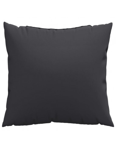 Cuscini per Divano 4 pz Neri 60x60 cm in Tessuto