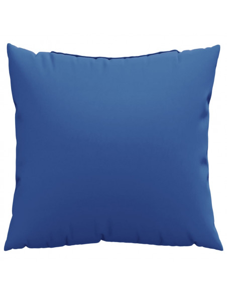 Cuscini per Divano 4 pz Blu Reale 60x60 cm in Tessuto