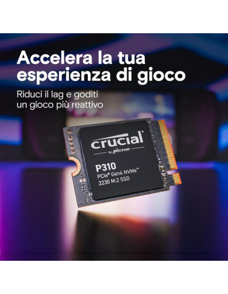 Crucial P310 2TB PCIe Gen4 NVMe 2230 M.2 SSD