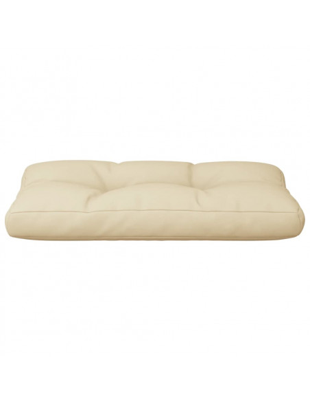 Cuscino per Pallet Beige 70x40x12 cm in Tessuto