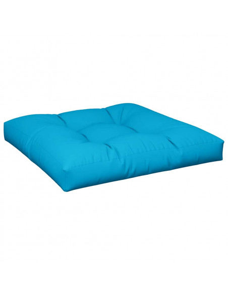 Cuscino per Pallet Blu 70x70x12 cm in Tessuto