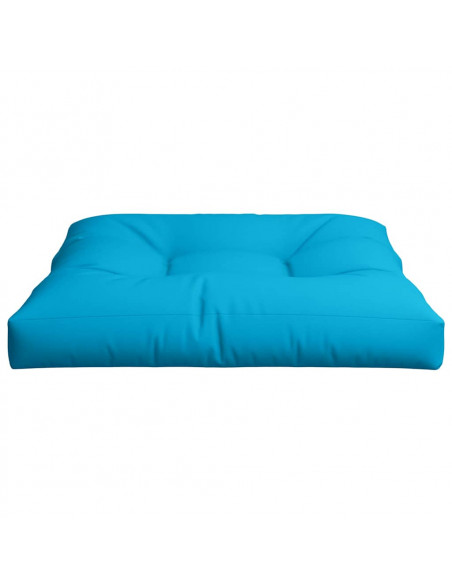 Cuscino per Pallet Blu 70x70x12 cm in Tessuto