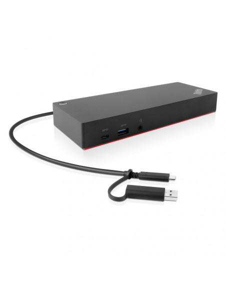 Lenovo 40AF0135UK replicatore di porte e docking station per laptop Cablato USB 3.2 Gen 1 (3.1 Gen 1) Type-C Nero