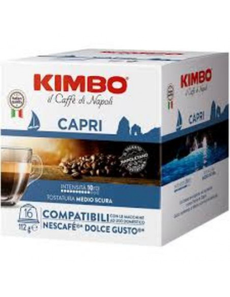 KIMBO CAPRI COMPATIBILE CON NESCAFE DOLCE GUSTO 16 CAPSULE