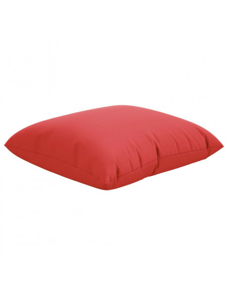 Cuscini per Divano 4 pz Rossi 60x60 cm in Tessuto