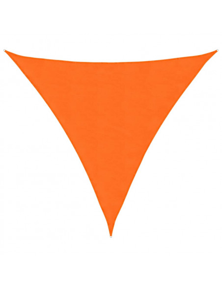 Parasole a Vela Oxford Triangolare 4,5x4,5x4,5 m Arancione