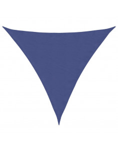 Parasole a Vela Oxford Triangolare 3x3x3 m Blu