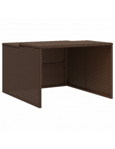 Garage per Robot Tosaerba Marrone 86x90x52/57 cm in Polyrattan